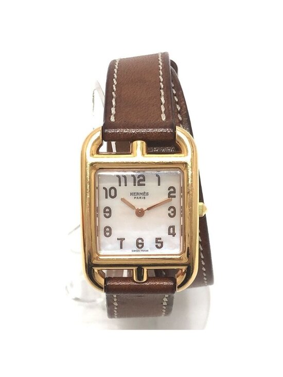 Hermes Accessories - Hermes Watch 18k Pink Gold Cape Cod Double Tour